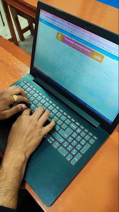 Fastest typing On laptop keyboard , high speed typing On laptop ...