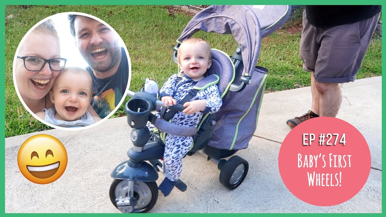 BABY'S FIRST WHEELS! // Ep #274 *Australian Family Vlog* vlogs in spanish