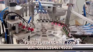 Doy pack spout cap assembly capping machine