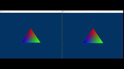 Dx12 and Vulcan animated triangle
