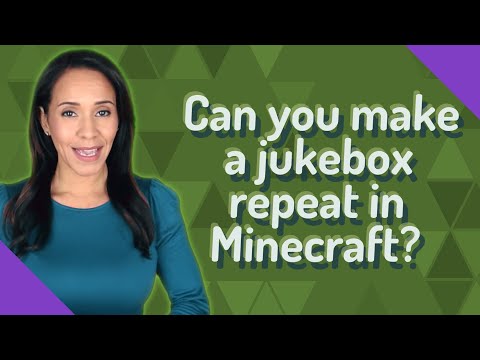Can you make a jukebox repeat in Minecraft?