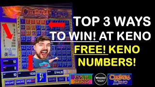 Top 3 Ways To Win At Keno Strategy & Tutorial
