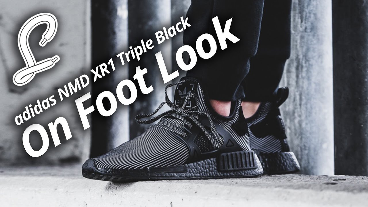 adidas NMD XR1 Triple Black Preview | The Sole Supplier YouTube