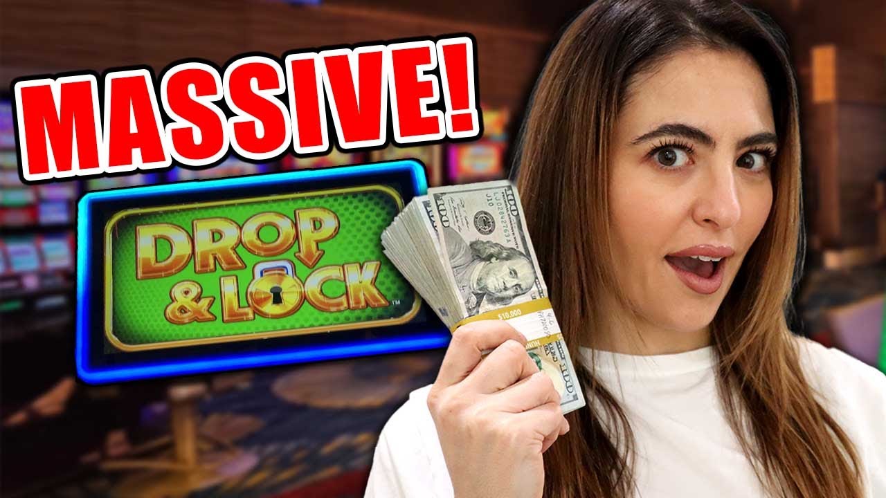 MASSIVE Jackpot Handpay on Drop & Lock Slot Machine in Las Vegas!
