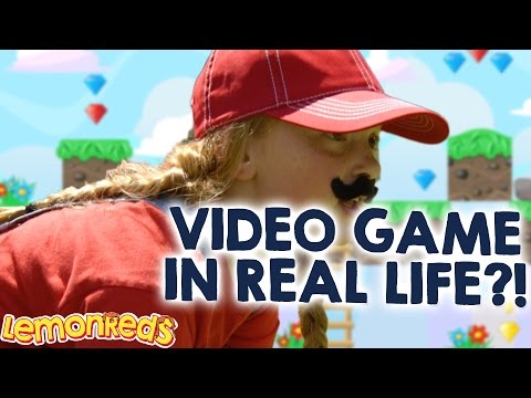 Mia & Anson Di REAL Hidup Video Game - ROXs | Seperti Super Mario Dan Luigi