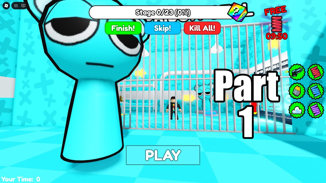 Roblox SKY SPLANKI'S PRISON RUN! Obby Part 1