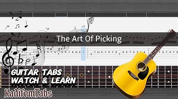 The Art of Picking – Fingerstyle Exercise Guitar Tutorial + TABs (Rusty Cooley) | Kadifem Tabs
