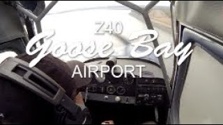 Flying With Tony Arbini Into The Goose Bay Airport Z40- Goosebay, Alaska