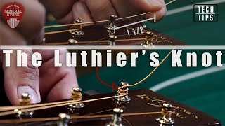 Tech Tip: How t๐ Tie a Luthier's Knot When Changing Strings