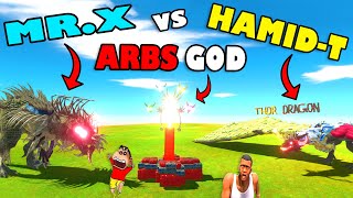 HAMID-T THOR DRAGON vs ARBS GOD vs MR.X ARMY CHOP and SHINCHAN in ARBS DINOSAUR GAME