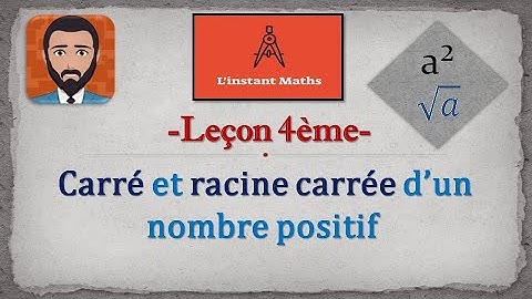 Carré et racine carrée d