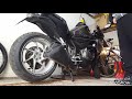 Changing Honda VFR 1200 F OEM exhaust  to GPR exhaust