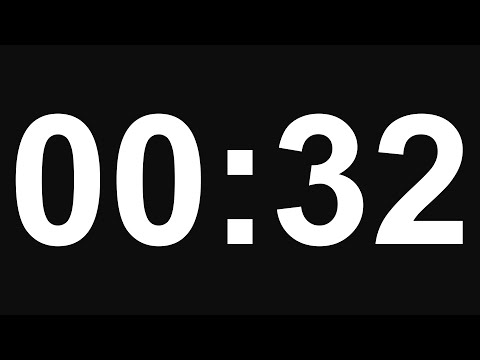 32 Second Timer - No Alarm - 8K