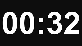 32 Second Timer - No Alarm - 8K