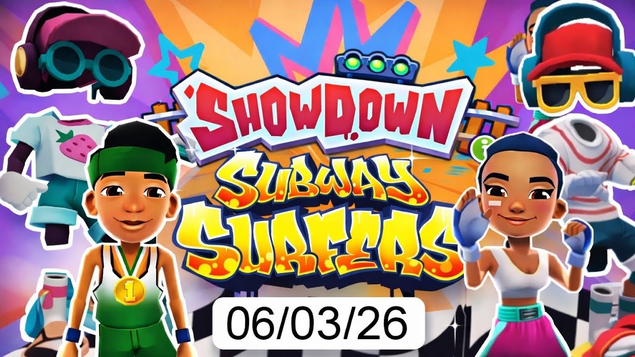 Subway Surfers Showdown 202: Tutti vs Jay vs Noon vs Frutti