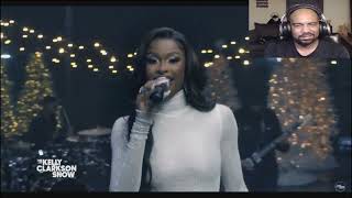 COCO JONES REACTION TO - Coco Jones Performs 'Silver Bells' On The Kelly Clarkson Show