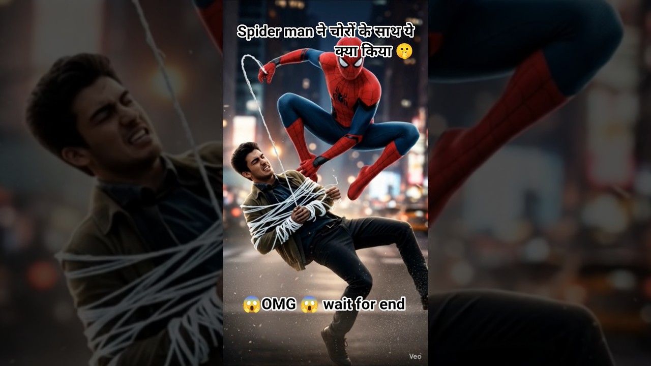 When Spider-Man Catches the Thieves! 🕷️💥”