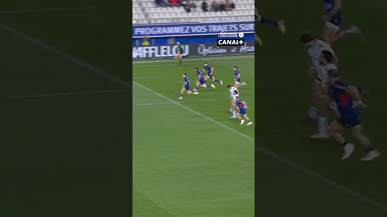 L’essai de la saison de PRO D2 selon la rédaction est… l’essai grenoblois conclu par Soury 😍 #rugby