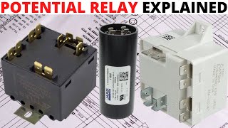 HVAC: Potential Relay Explained (Potential Relay Wiring Diagram) 521 Relay Sequence Of Operation