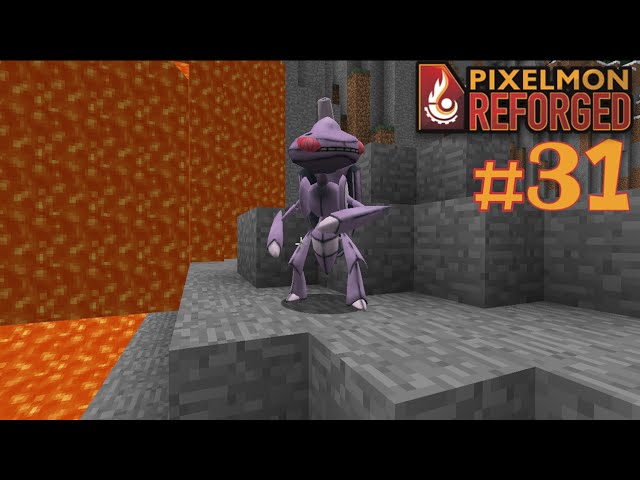 Pokémon Fóssil Mítico Genesect no Minecraft Pixelmon 