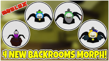 UPDATE 🚂👪 How to get ALL 4 NEW CHOO CHOO CHARLES BACKROOMS MORPHS! [UPDATE 127] - Roblox