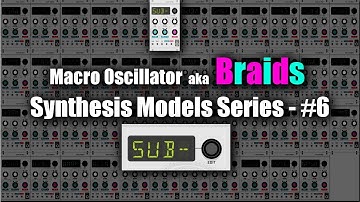 Braids Synthesis Models Series - #6 Square Oscillator with variable Suboctave