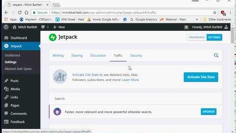 WordPress: Disable Site Stats Traffic Module in Jetpack Plugin