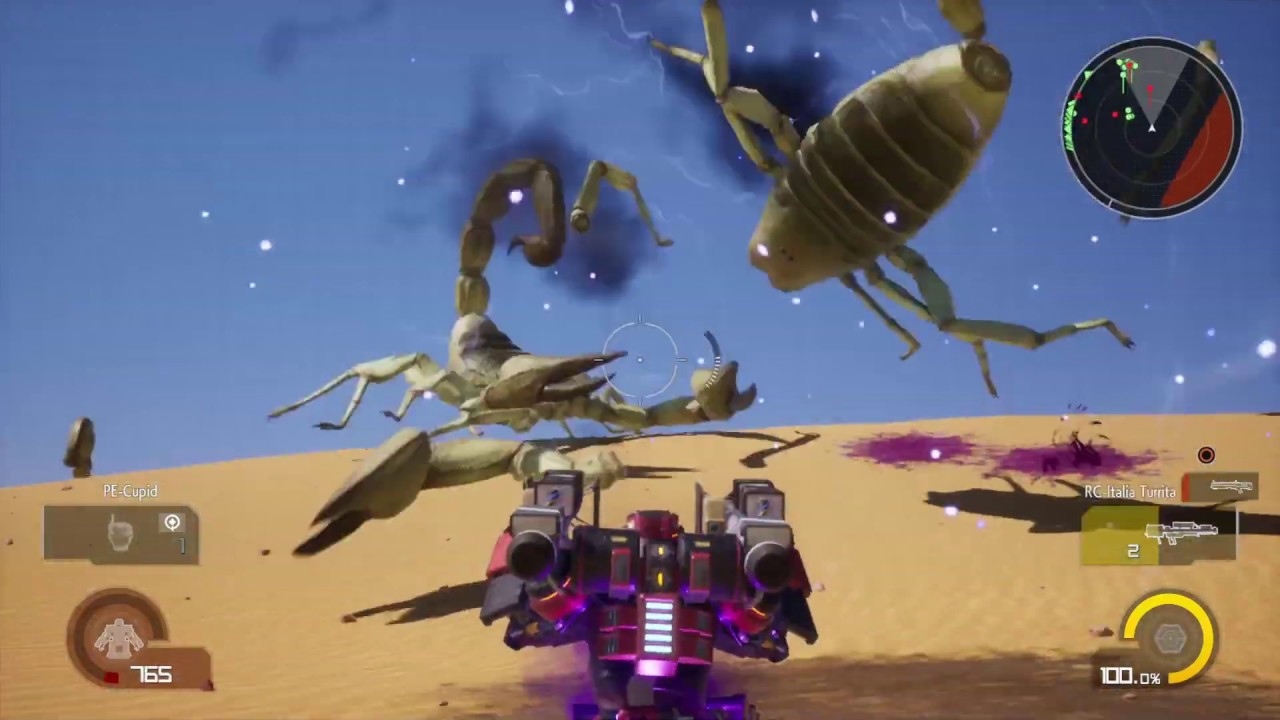 Earth Defense Force Iron Rain Golden Storm Dlc Mission 2 Edf Ir Youtube