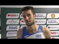 Filip Šnejdr po rozběhu na 800 m na HME 2023