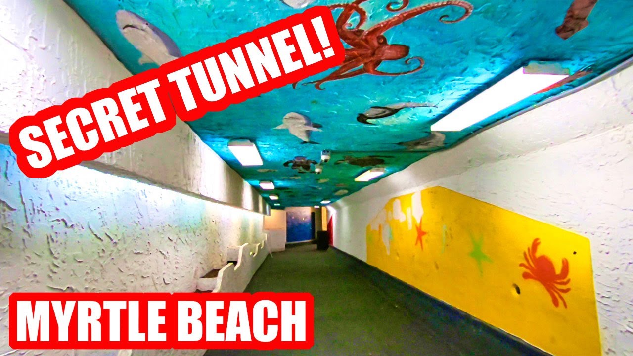 MYRTLE BEACH SECRET TUNNEL UNDER OCEAN BOULEVARD! YouTube