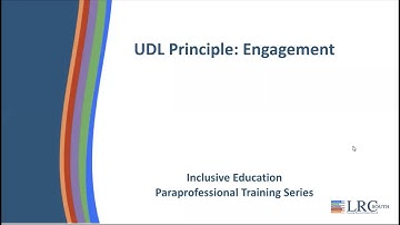 Paraprofessional Series: Module 3B - UDL Principle: Engagement