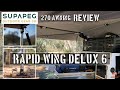 270 awning Supapeg Rapid Wing Delux 6 on my Signature Delux ll Camper Trailer | Review [2021]