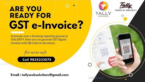 Auto E-Invoice in Tally ERP 9 | Auto Generate E-Invoice From Tally Just 1 Click | Tallywebsolutions