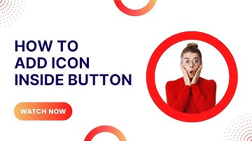 How to add a icon inside the button using HTML CSS