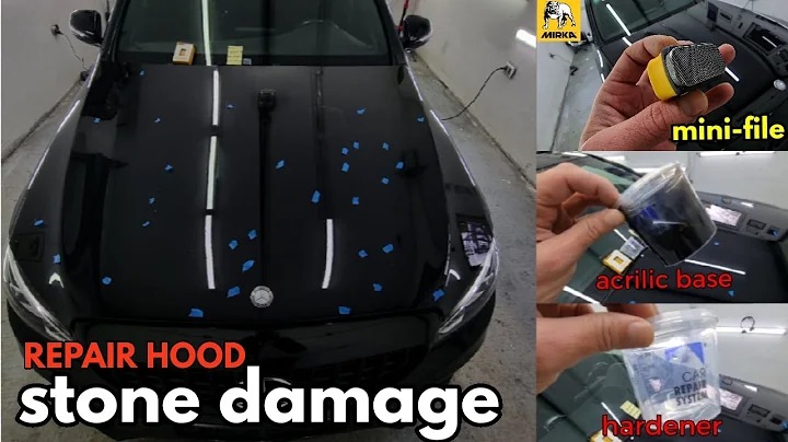How to Repair Stone Chips a yours CAR HOOD/ Touch UP!!!