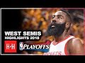 James Harden Full Series Highlights vs Utah Jazz | 2018 NBA Playoffs WSCF