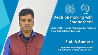 Lecture 04 – Linear Programming Problem: Graphical Solution Method