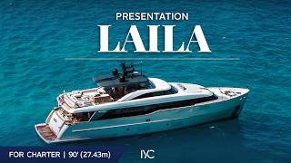 LAILA | Match the 90' (27m) Sanlorenzo excellence with Caribbean holidays | For charter with IYC