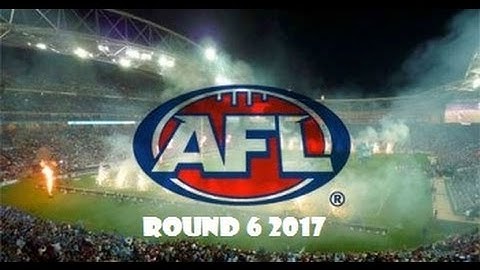 AFL - Round 6 Tips 2017