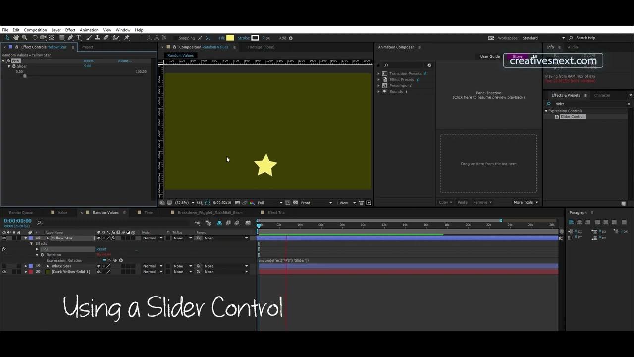 How to Use Slider Control in After Effects Expressions YouTube