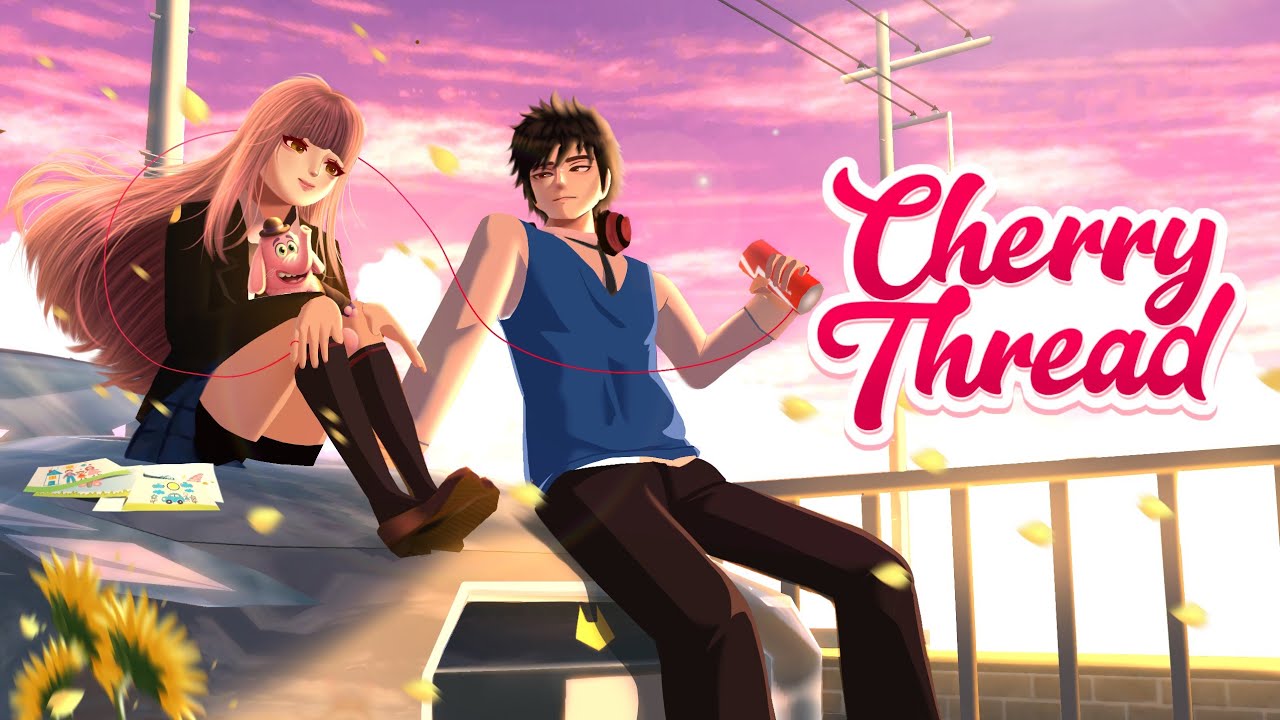CHERRY THREAD 🍒🧶 — Between The Lines #2 — DRAMA #sakuraschoolsimulator 