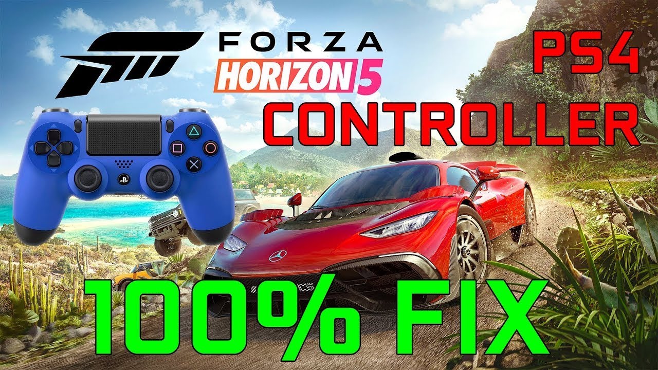 How To Play Forza Horizon 5 With PS5/PS4 Controller 