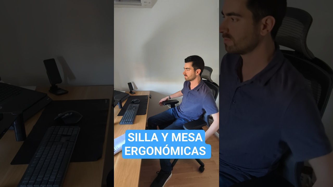 Comodidad de última tecnología con FlexiSpot y su silla BS14 y su mesa E7 Plus. ✨