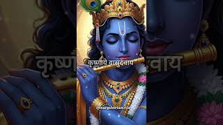 Powerful Krishna Mantra🧞- 🕉️  KRISHNAYA VASUDEVAYA #krishna​ #chanting​ #meditation​ #music​