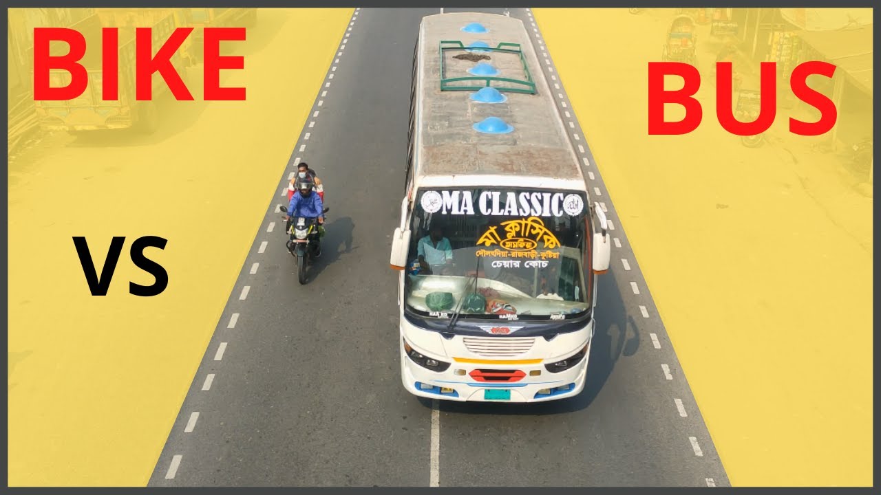 Bus VS Bike Race BD
