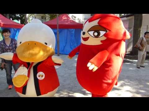 すがもん＆ビリー：ゆるキャラまつり（高円寺フェス２０１３）