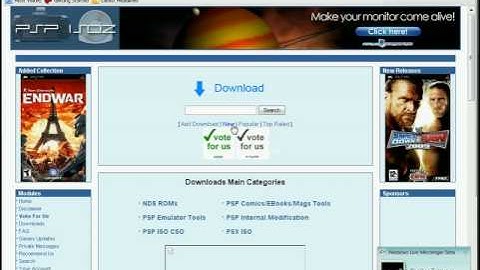 Where to download free psp games (iso and cso)