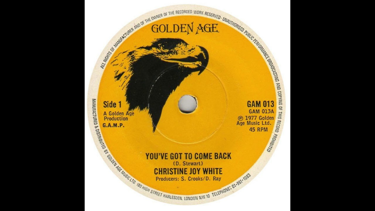 Ver CHRISTINE JHOY WHITE - YOU ´ VE GOT TO COME BACK no YouTube Ver CHRISTINE JHOY WHITE - YOU ´ VE GOT TO COME BACK no YouTube