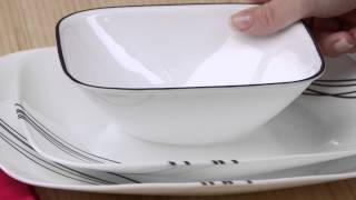 Corelle - Simple Sketch 16pc Dinnerware Set