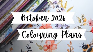 October 2026 Colouring Plans News